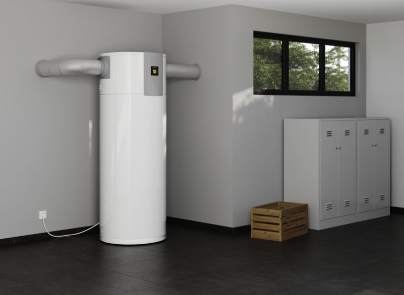 Warmwasser-Wärmepumpe Kompaktbauweise WWK 301 electronic