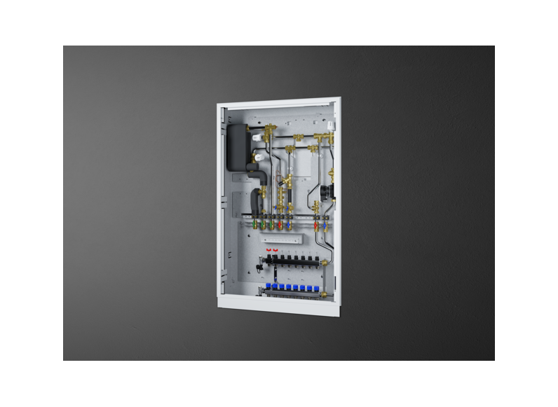 Wohnungsstation Trinkwasser und Heizung, thermostatisch geregelt WS-T 2 Plus